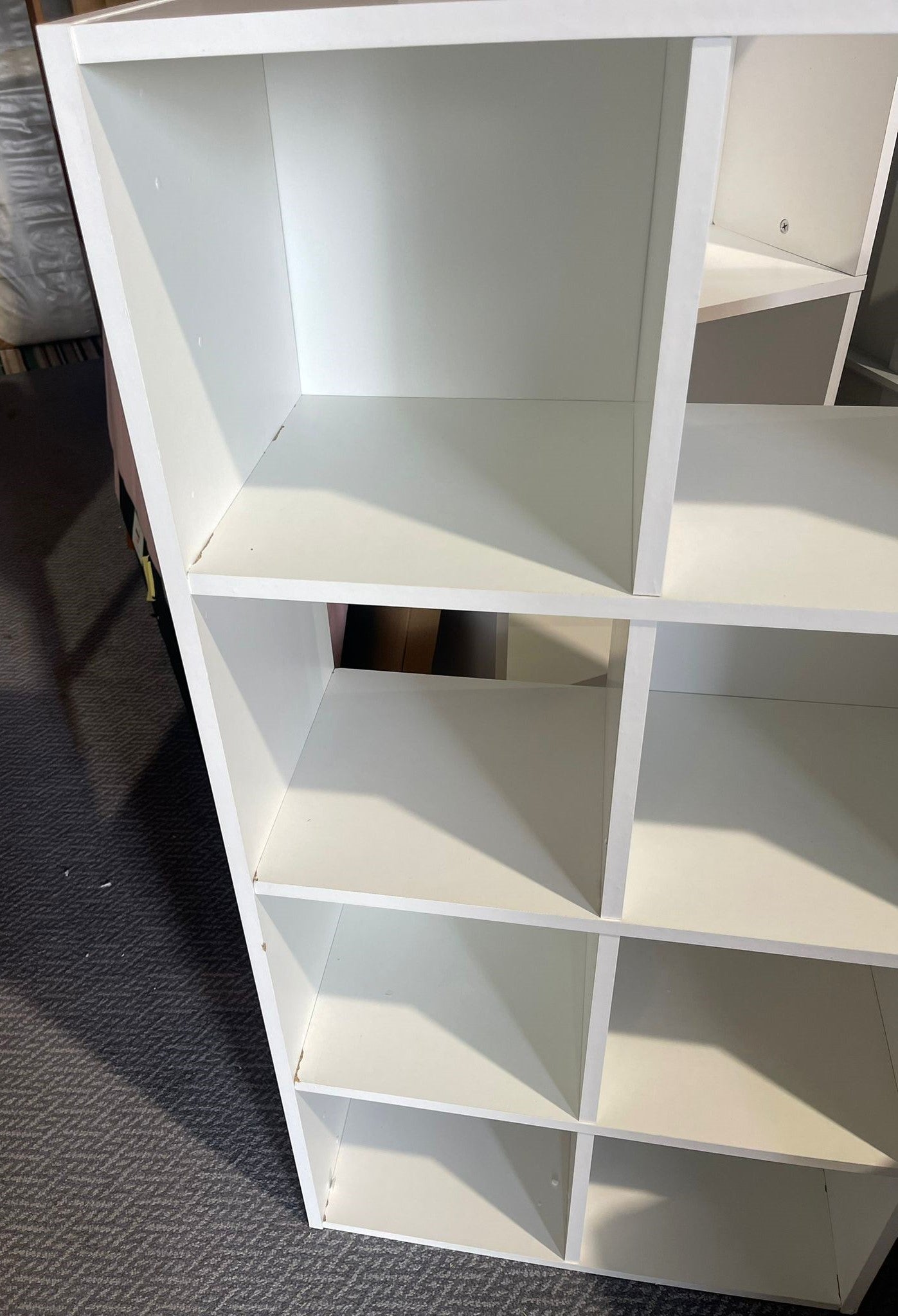 Assembled Squares 8 Cube Storage Unit - White